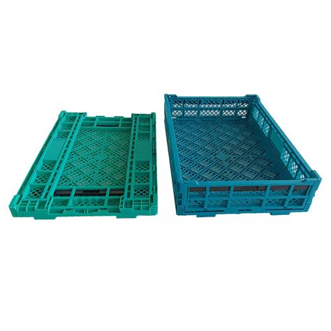 Streamlined Stackable Storage Crates Supermarket Use Plastic Crates For