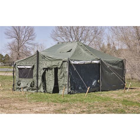 U S Military Surplus MGPTS Type 1 Tent System 18 X 18 New 728283