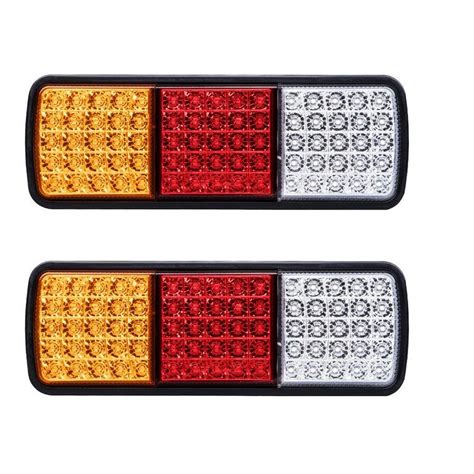 Lightfox Led Tail Lights Stop Indicator Reverse V Ute Trailer Caravan