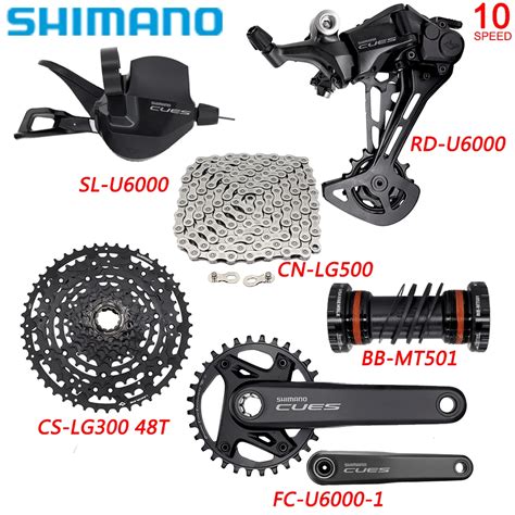 Shimano Cues X Speed Groupset For Mtb Bike Bb M Bottom Fc U