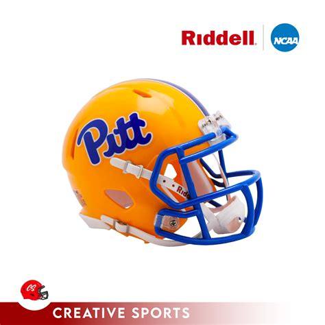 Pitt Pittsburgh Panthers Riddell Speed Mini Football Helmet - 2019 Col – Creative Sports