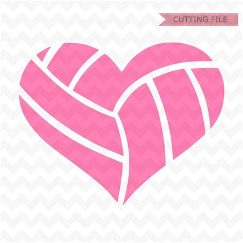 Volleyball Svg Volleyball Heart Svg Volleyball Svg And Png Etsy