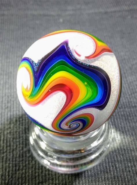 Large Eddie Seese Handmade Art Glass Marble Beautiful Hexasphere 198 Toys And Hobbies