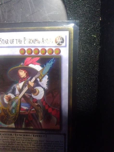 Yu Gi Oh Virgil Rock Star Of The Burning Abyss Pgl3 En061 1st Edition