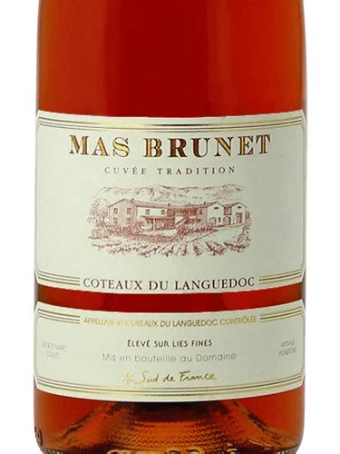 Domaine De Brunet Mas Brunet Cuv E Tradition Coteaux Du Languedoc Ros