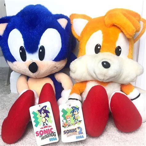 Sonic And Tails Plush Toys - Margherita Sommaruga