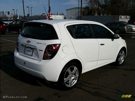 2014 White Diamond Tricoat Chevrolet Sonic LTZ Hatchback 101243969