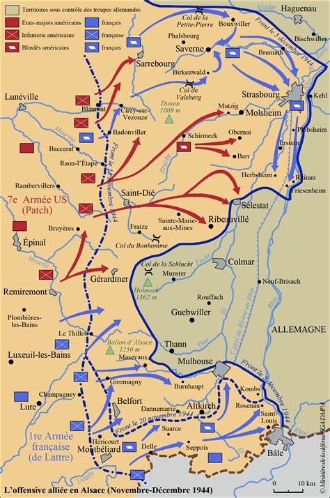 Loffensive alliée en Alsace novembre décembre 1944 Chemins de mémoire