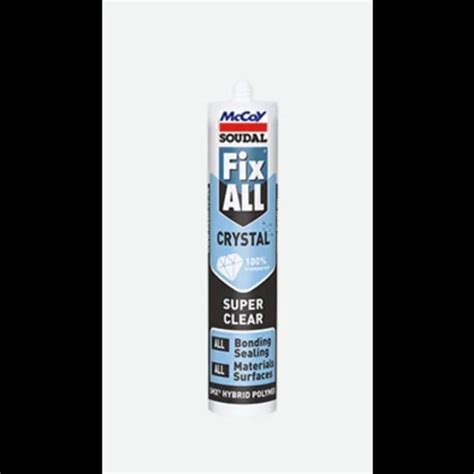 Mccoy Soudal Fix All Crystal Adhesives At Rs 425piece Mccoy Silicone