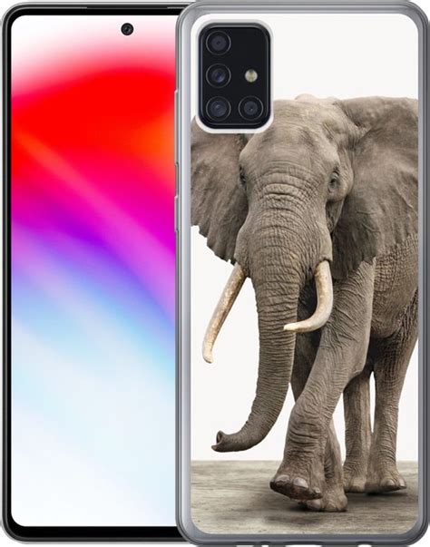 Samsung Galaxy A52 5G Hoesje Olifant Kinderen Jongens Meisjes