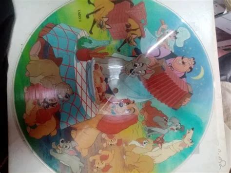 Disco Vinilo Ilustrado Walt Disney La Dama Y El Vagabundo En Venta En