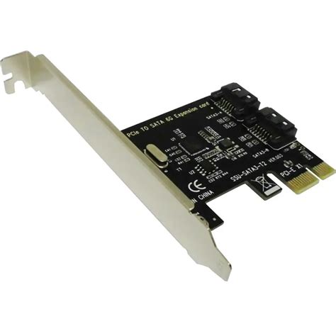 Placa de Extensão PCi Express Adaptador Para Sata 3 0 2 Portas Sata