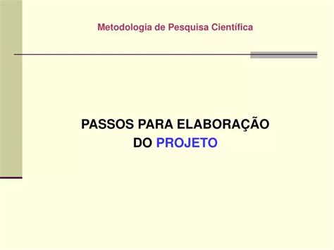 Ppt Metodologia De Pesquisa Cient Fica Powerpoint Presentation Free