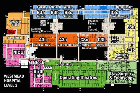 Westmead Hospital Parking Map