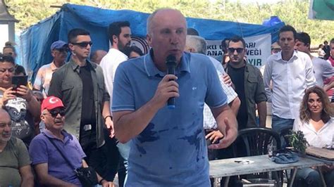 Akbelen e giden Muharrem İnce ye soğuk duş Karşılaştığı tepki sonrası