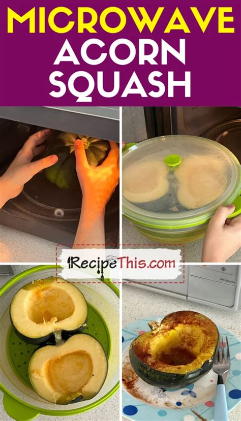 Microwave Acorn Squash Recipe This