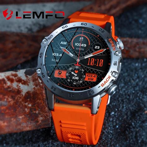 LEMFO Smart Watch Men 400mAh 1 39 Inch BT 5 0 Sports Watches Bluetooth