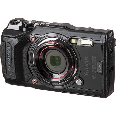 Olympus Tough Tg Digital Camera Black V Bu B H Photo