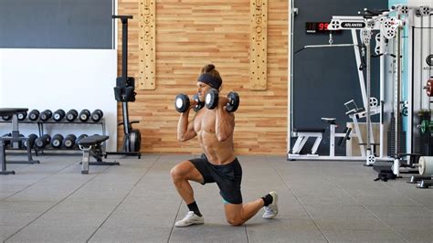 Alternating Front Rack Dumbbell Reverse Lunge YouTube