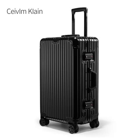 Ceivlmklain All Aluminum Magnesium Alloy Trolley Case Universal Wheel