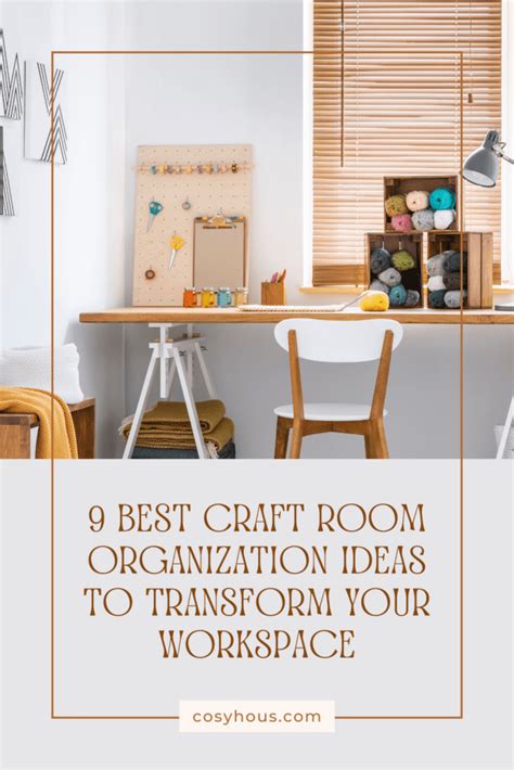 9 Best Craft Room Organization Ideas to Transform Your Workspace - Cosy ...