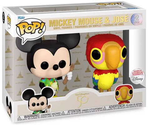 DISNEY FIGURINE POP EN VINYLE DE MICKEY MOUSE ET JOSÉ 10 CM 2