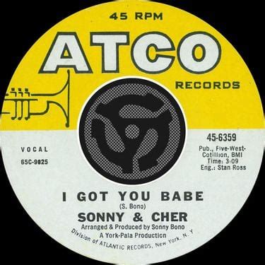 Sonny Cher I Got You Babe Single Reviews Album Of The Year