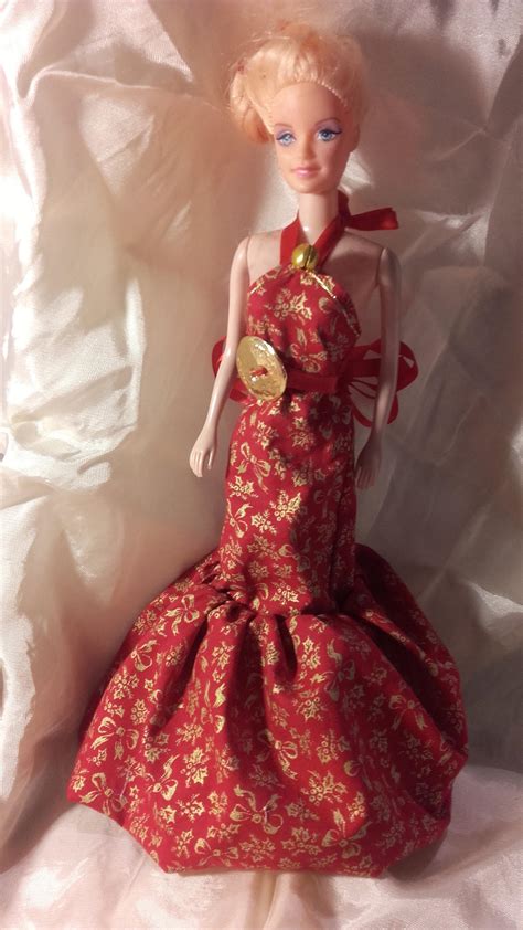 Red Barbie Doll Dress By Heloise A Bel Art On Deviantart