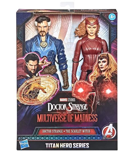 Boneco Doutor Estranho E Feiticeira Escarlate Marvel Cm Hasbro F