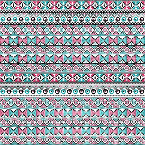 Native Ethnic Seamless Pattern Curve Indian Tiled Vector Curve Indian