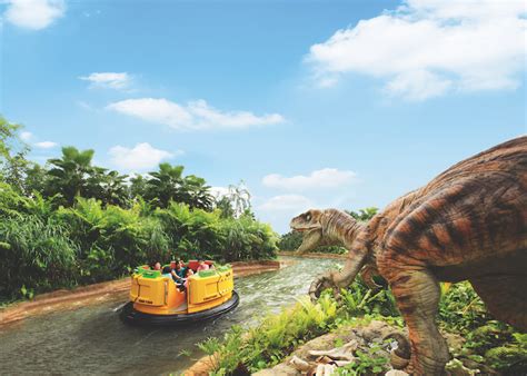 Universal Studios Singapore Jurassic Park Ride