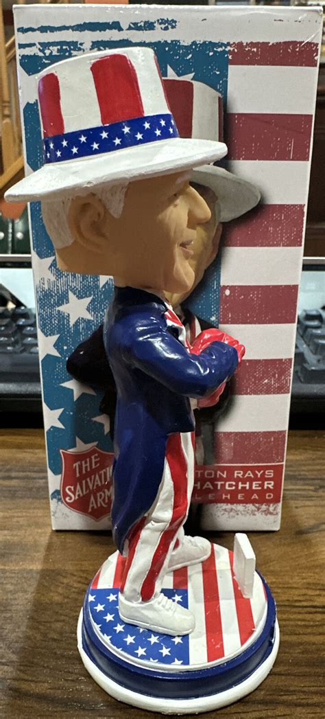 Jake Hatcher Princeton Rays Uncle Sam Bobblehead Sga Salvation Army