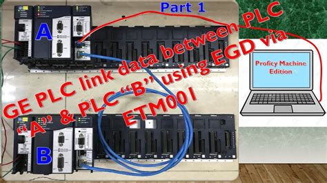 Proficy Machine Edition Tutorial Ge Plc How To Link Data Between Plc A