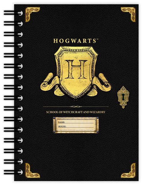 Harry Potter Carnet Spirale Poudlard