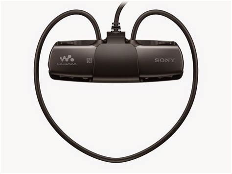 sony waterproof walkman headphones adds remote ring to control music