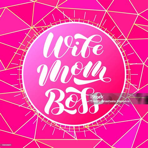 Best Wife Ever Brush Lettering Vector Stock Illustration For Card Or