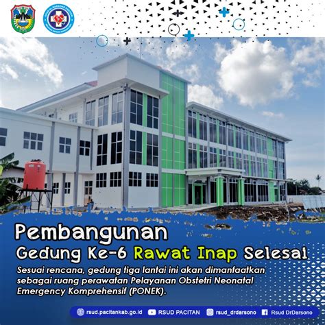 Pembangunan Gedung Ke Rawat Inap Selesai Rsud Dr Darsono Pacitan