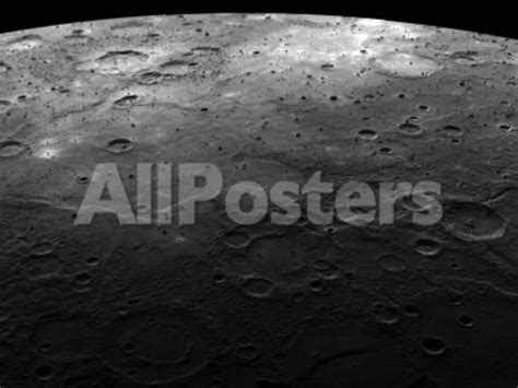 'Large Craters on the Planet Mercury' Photographic Print - | AllPosters.com