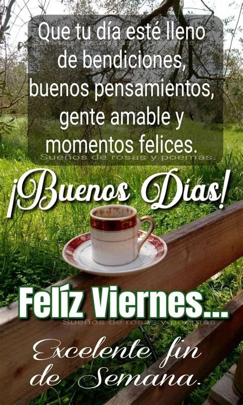 Pin de Cristina Sáenz en Buenos días Feliz viernes buenos días Feliz