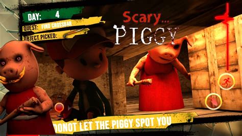 Scary Piggy Escape Chapters Gameplay Horror Piggy House Youtube