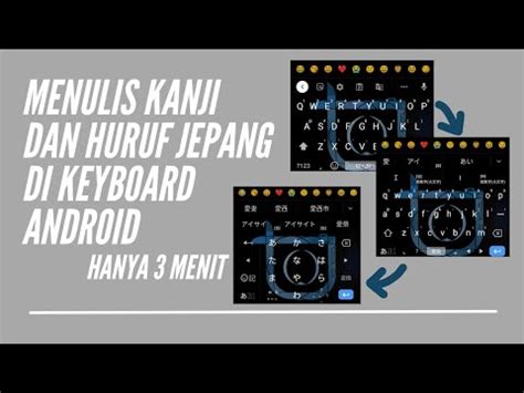 Cara Menulis Huruf Jepang Hiragana Katakana Dan Kanji Di Keyboard Hp