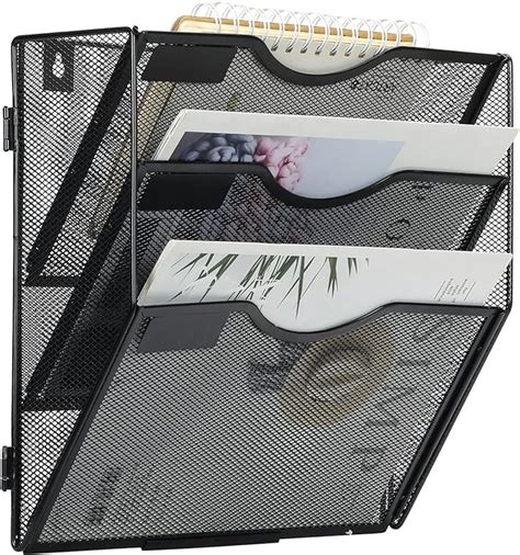 Easypag Tier A Mesh In Tray Assemble Wall Pocket File Holder Mail