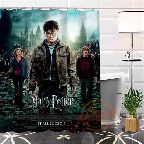 Modern Custom Harry Potter Shower Curtain 100% Polyester Fabric ...