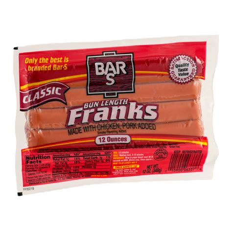 Bar S Classic Bun Length Franks Reviews 2020