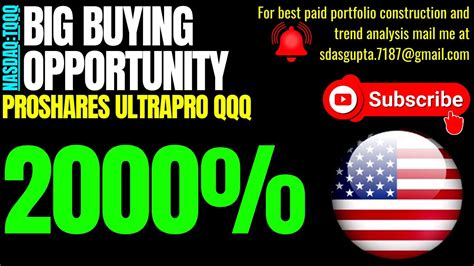 Proshares Ultrapro Qqq Big Buying Opportunity Tqqq Stock News Youtube