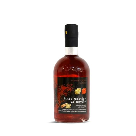 Traditional Mastic And Cinnamon Liqueur Kakitsi Distillery 500ml