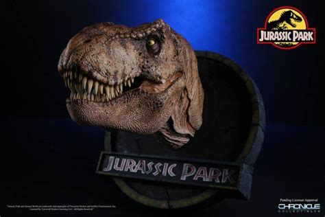 Official Jurassic Park T Rex Trophy Neatorama