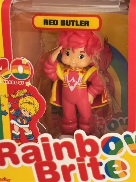 FIGURINE MINIATURE RAINBOW Brite Red Butler 40th Anniversary TLS 2023