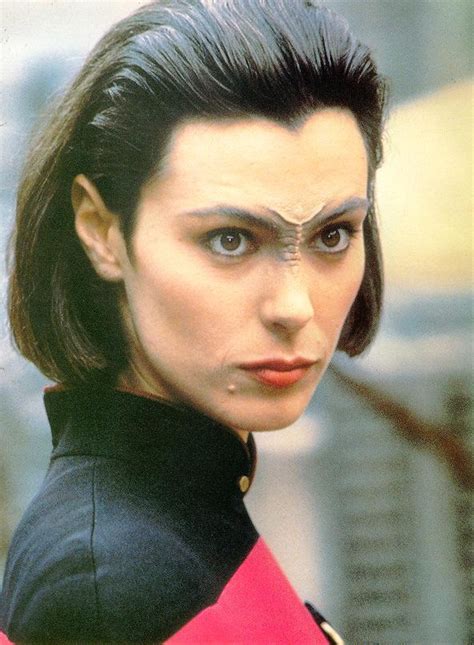 Michelle Forbes As Ensign Ro Laren Star Trek Series Star Trek Voyager Fandom Star Trek