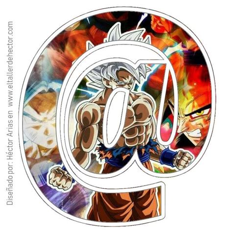 Alphabet Dragon Ball Z Letters Dragones Dragon Ball Z Dragon Ball